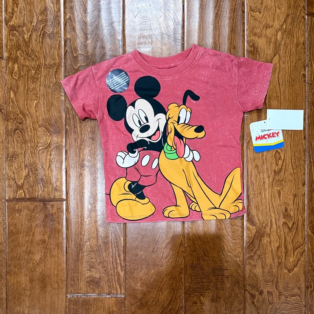 NWT Size 12M Disney Mickey & Pluto Kids T-Shirt